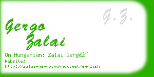 gergo zalai business card